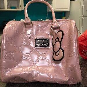 Blush pink hello kitty purse