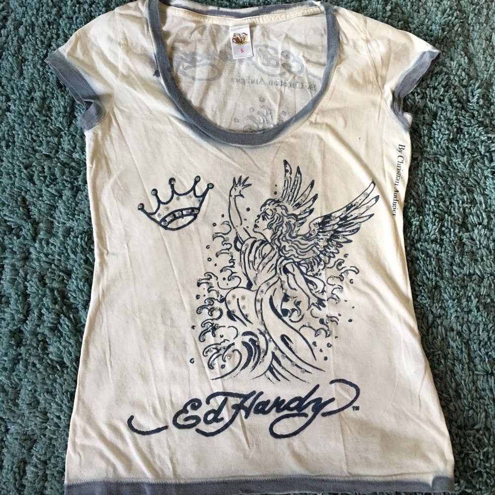 Authentic Edy Hardy blouse