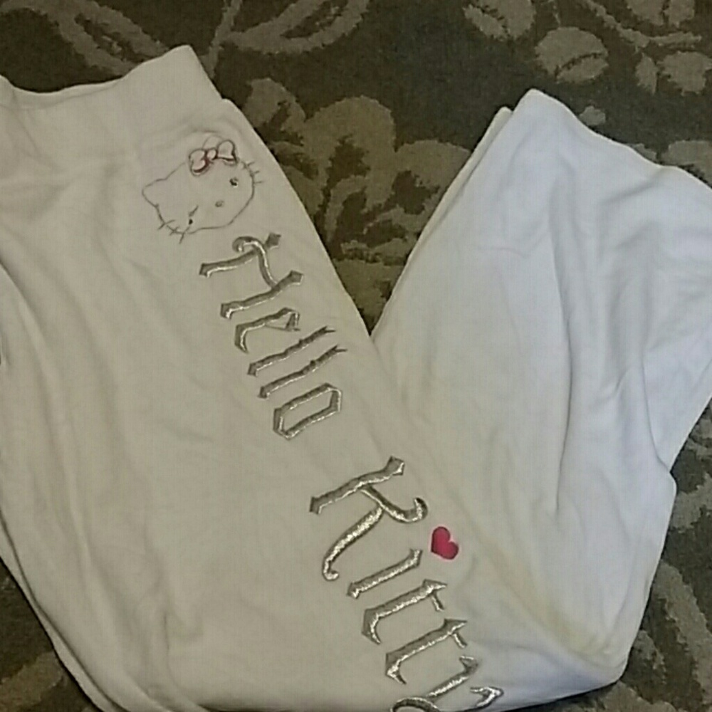 Hello kitty track pants!