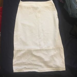 Large white skirt
