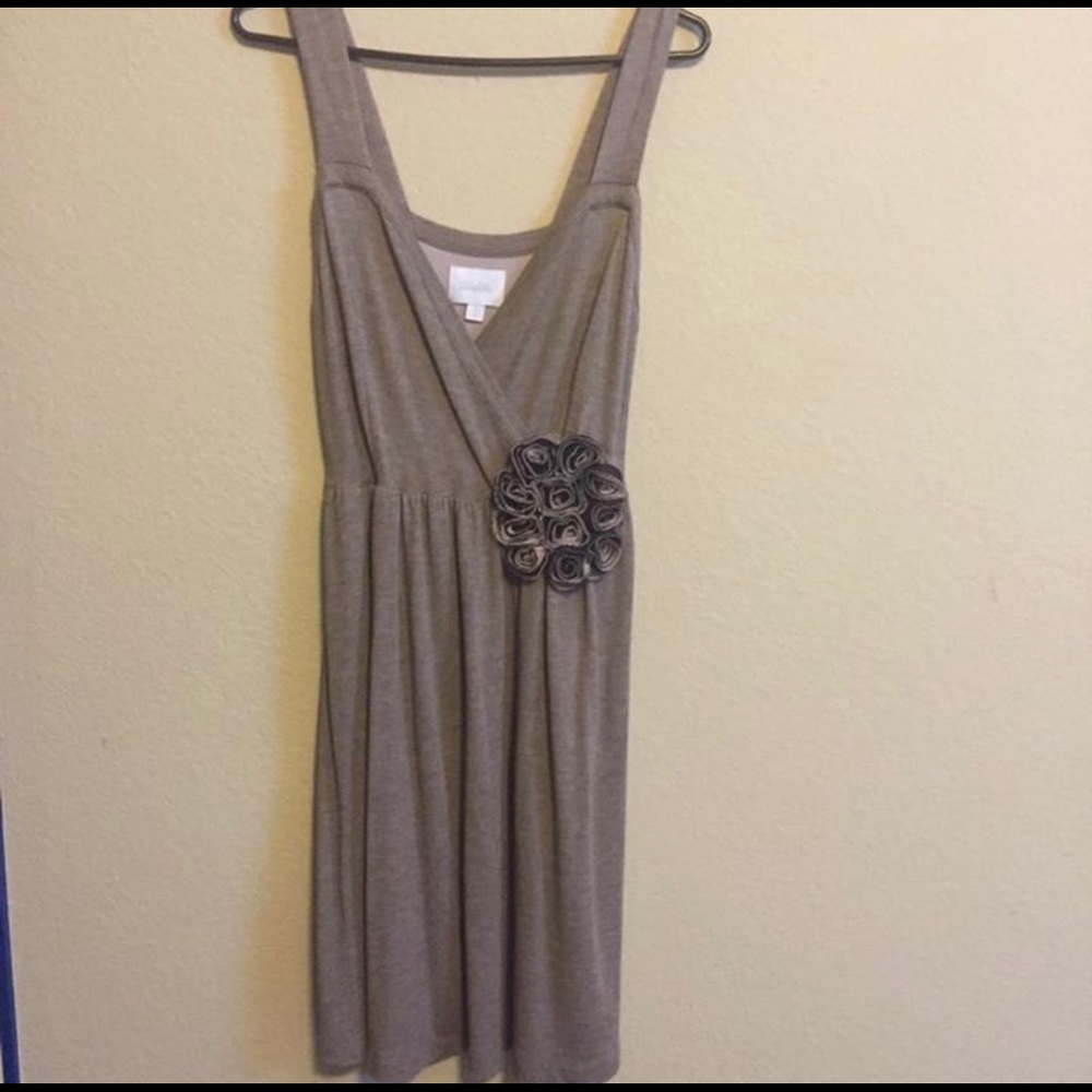 Anthro Deletta Corsage Twirl Dress