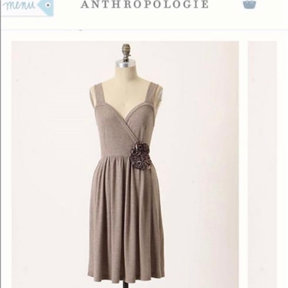 Anthro Deletta Corsage Twirl Dress - Picture 2 of 6