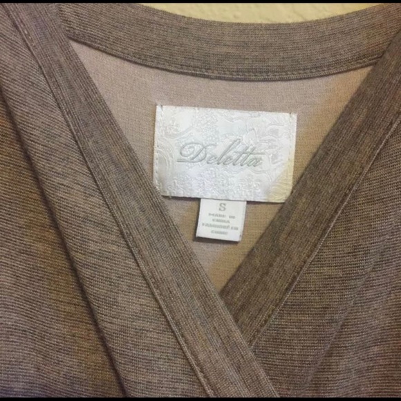 Anthro Deletta Corsage Twirl Dress - Picture 5 of 6