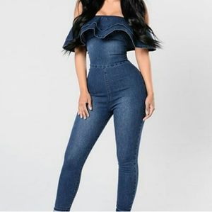 fashion nova ruffle jumpsuit