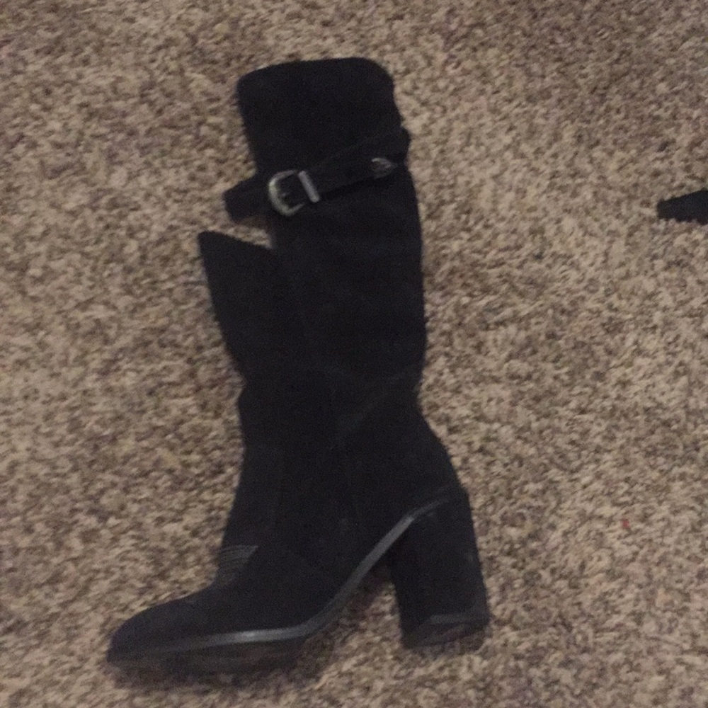 Nightwalker Black Suede Boots size 7