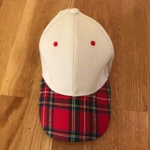 Red Tartan Baseball Cap