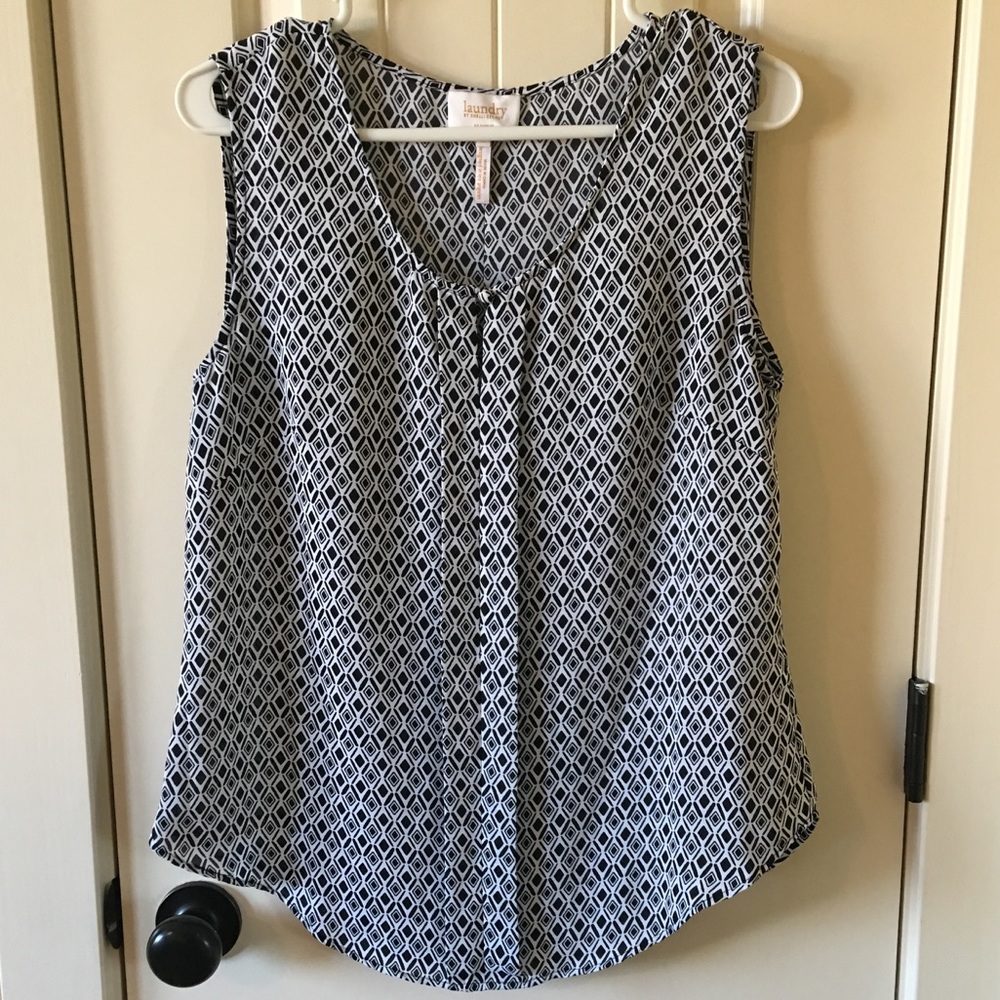 NWOT Laundry Sleeveless Blouse M