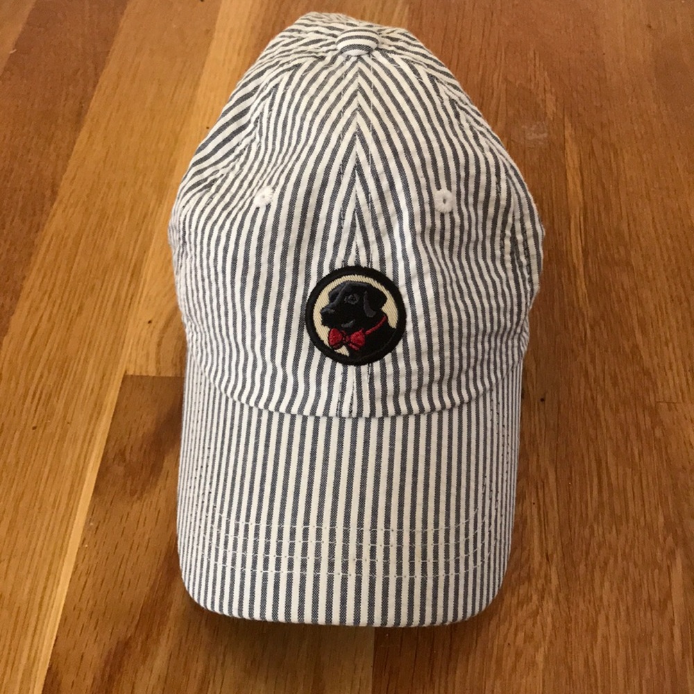 Southern Proper Blue Seersucker Baseball Cap