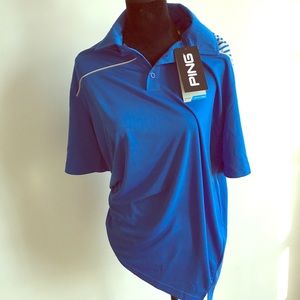 PING golf shirt (men's) Brand New