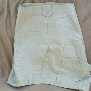 Light Khaki 100% Cotton Shorts * Jones New York