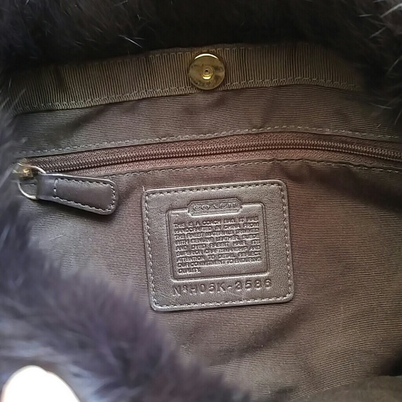 NWOT Coach Handbag Dark Chocolate - Picture 4 of 5