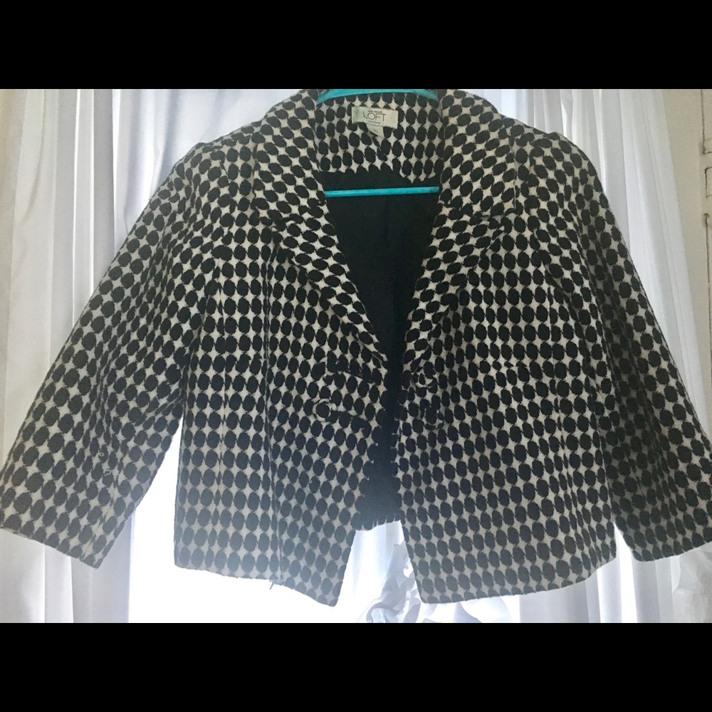 3/4 length jacket! Short-waist from the Loft!