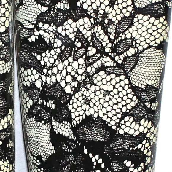 New, Unworn Henry Ferrera Lace Print Rain Boots - Picture 4 of 8