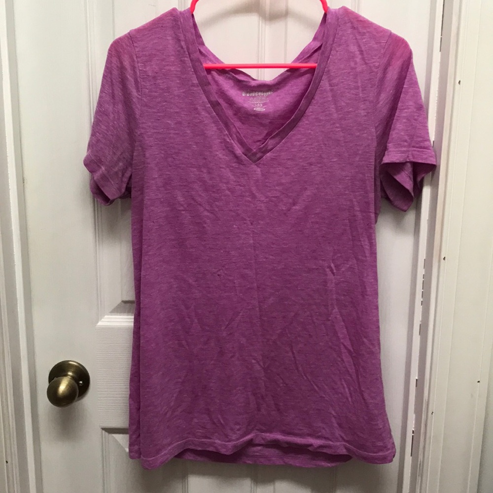 Cotton Vintage V-Neck T-shirt