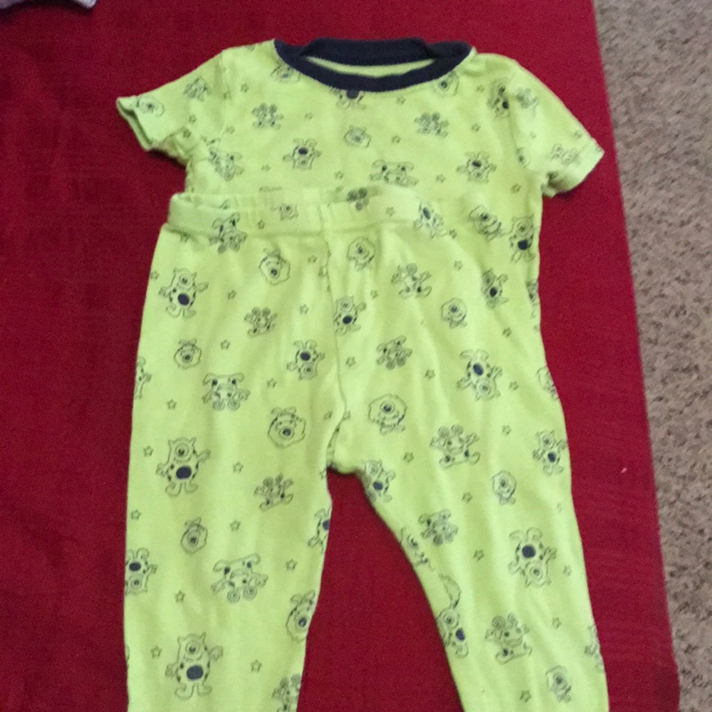 Boys shorts sleeve pj set