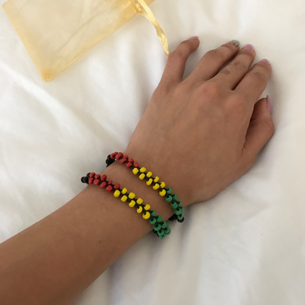 New! Rasta Jamaican handmade bracelet Thai
