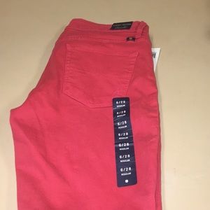 Lucky Brand Red Mom Jeans