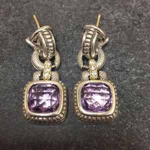 John Hardy Amethyst Earrings