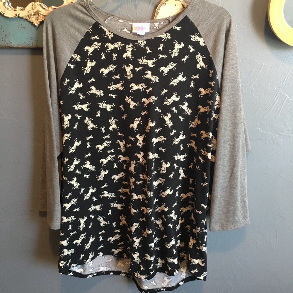 LuLaRoe Unicorn print Randy, size 2XL