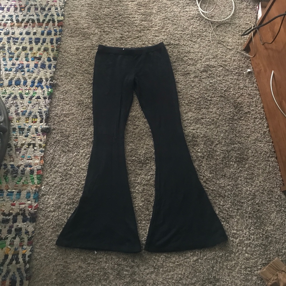 Brandy Melville Black Flare Pants