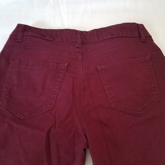 Eugenia Maroon Jeans - Picture 3 of 3