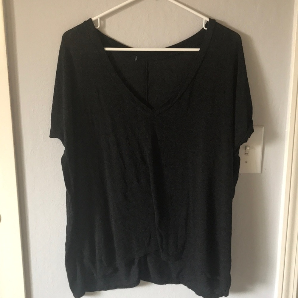 Oversized Charcoal T