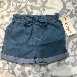 NWT baby girl jean shorts