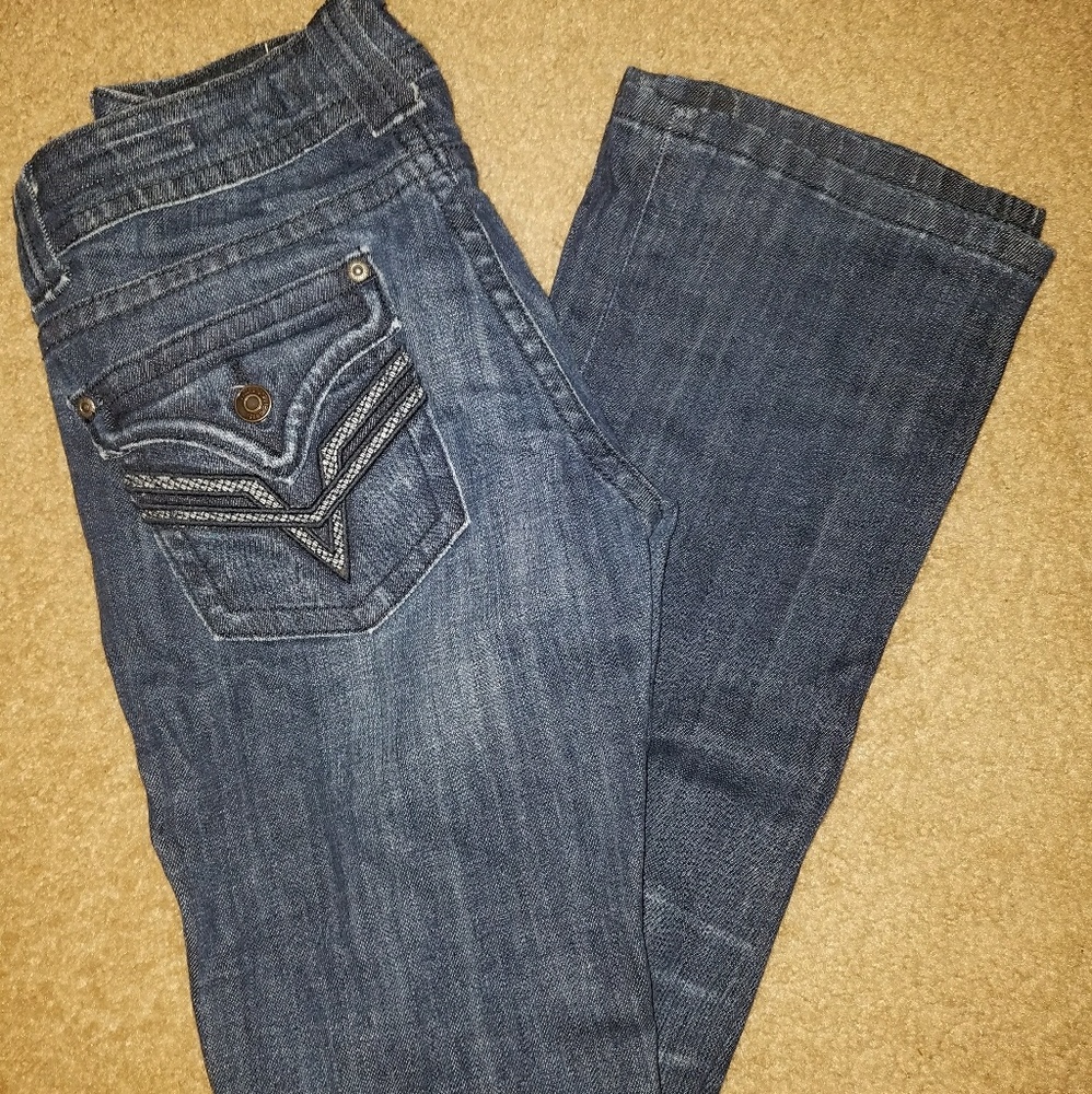 ⤵🍁Premium Vigoss Dark Denim Bootcut Jeans