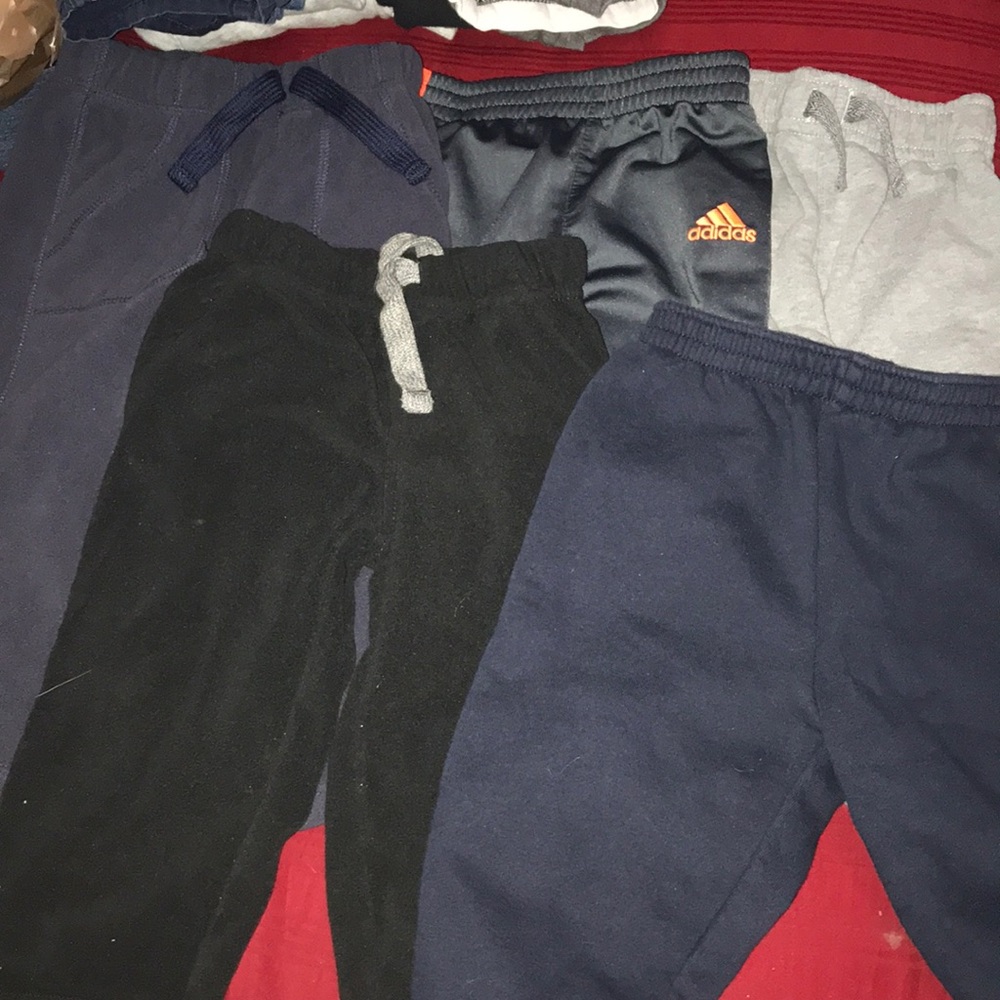 5 pairs infant sweats multiple brands