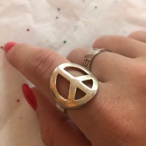 COACH Peace Sign Ring