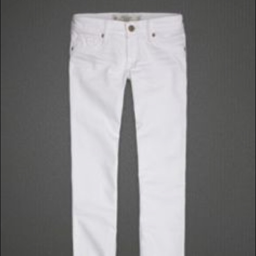 Abercrombie white jeggings