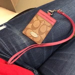 Coach lanyard