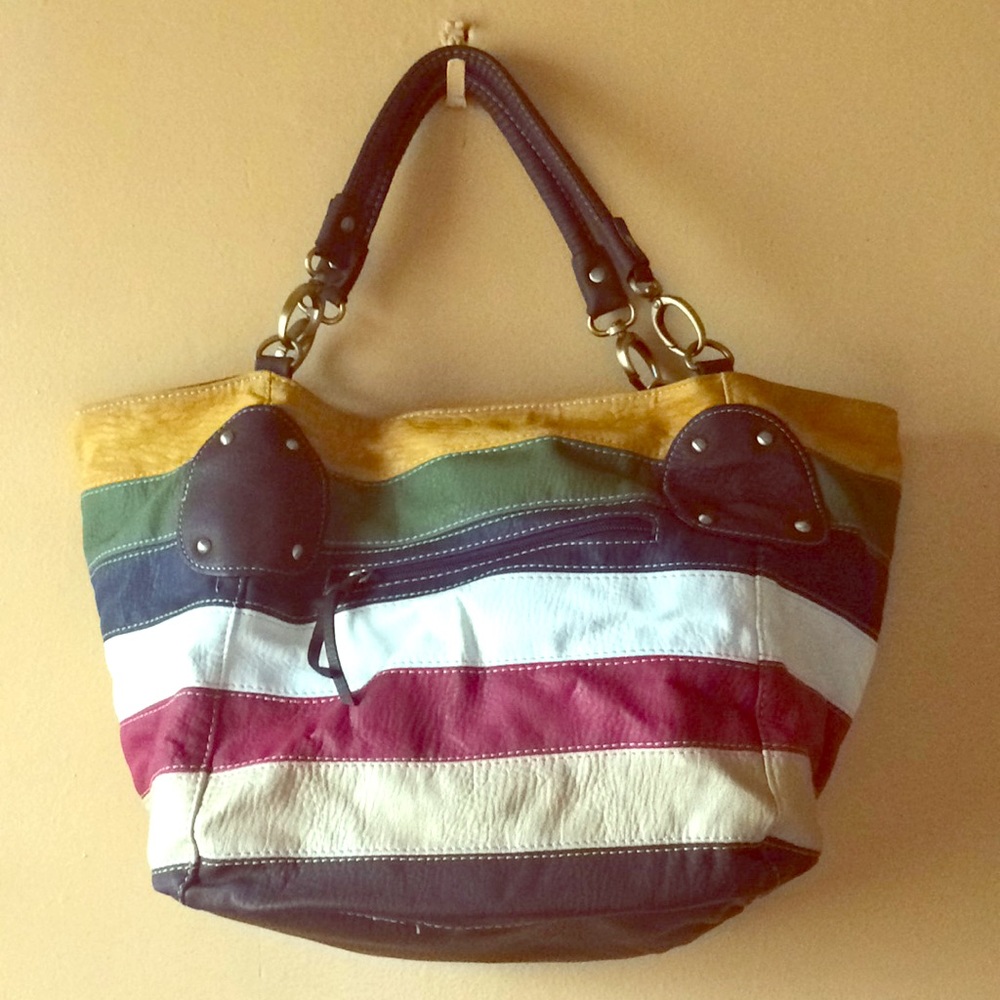 Never Been Used Multi Color Bucket Bag