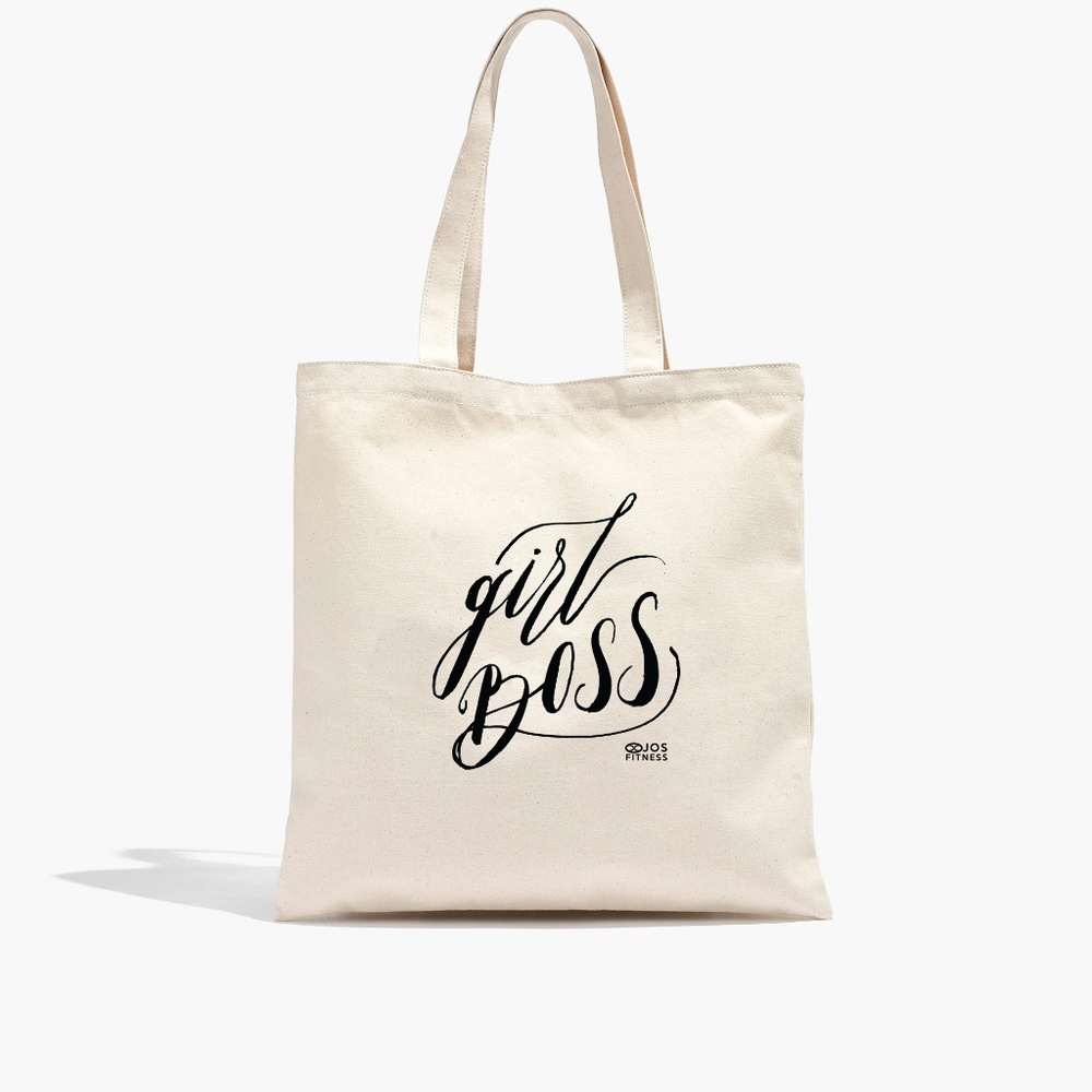 Girl Boss Canvas Tote Bags | Artisan Designed
