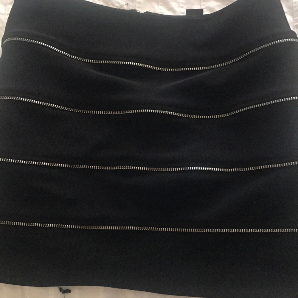 Black pencil skirt