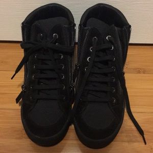 Black Chanel Sneakers