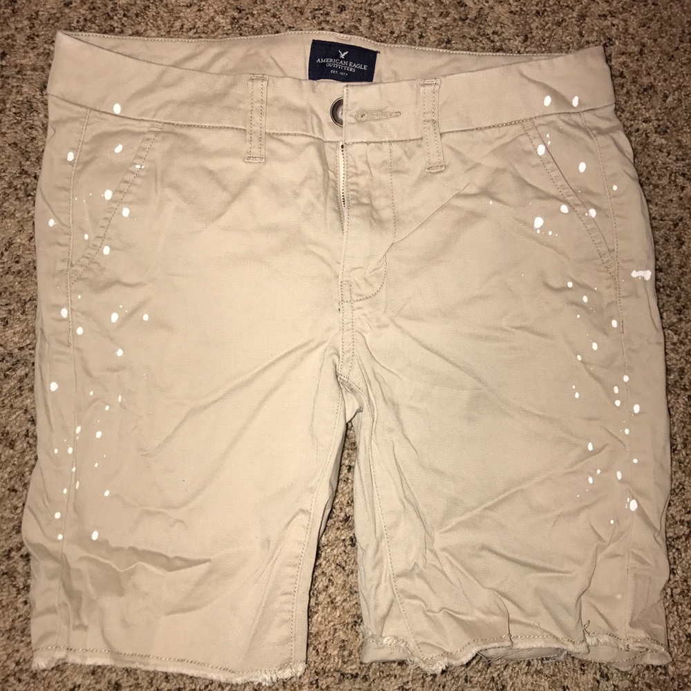 American Eagle khaki boy shorts