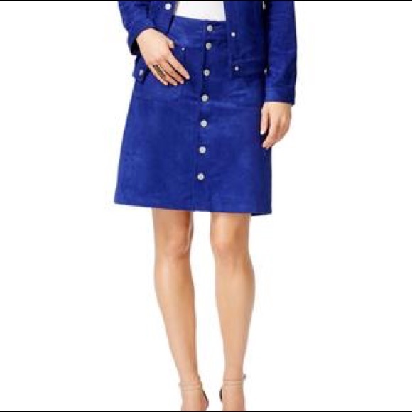 INC International Concepts Dresses & Skirts - Suede Look Skirt
