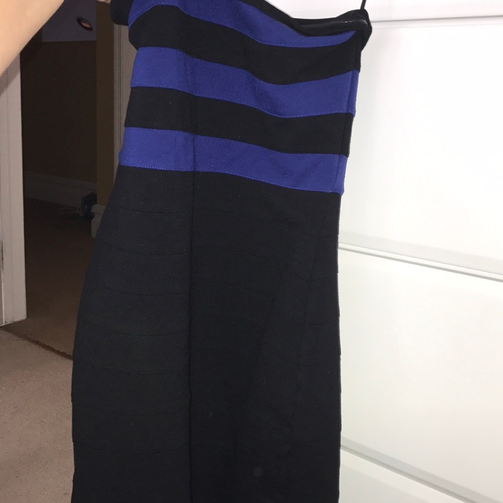 Express strapless going out dress