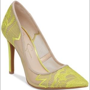 Jessica Simpson toe pumps