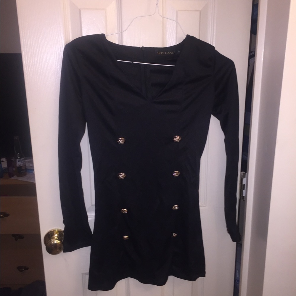 Winter black long sleeve shirt