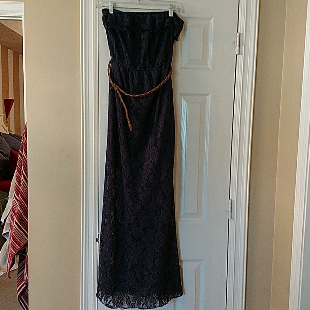 Navy Trixxi Maxi Dress