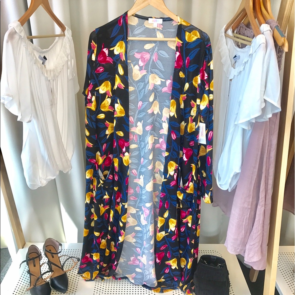 LuLaRoe Sarah Floral Kimono