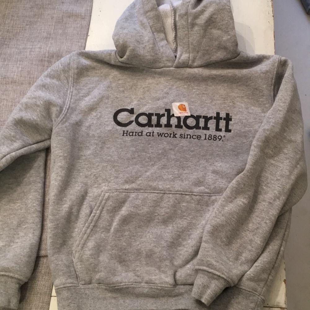 Carhartt Boys Hooded Sweatshirt - Size Small 6/7