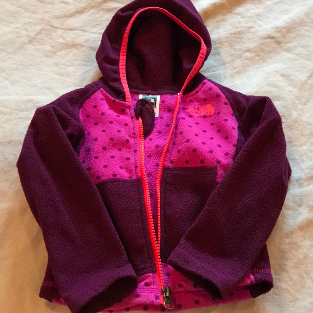 North face fleece coat. Toddler size 2t