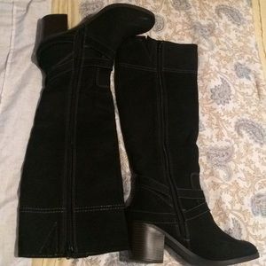 Tall Suede Boots - New Directions