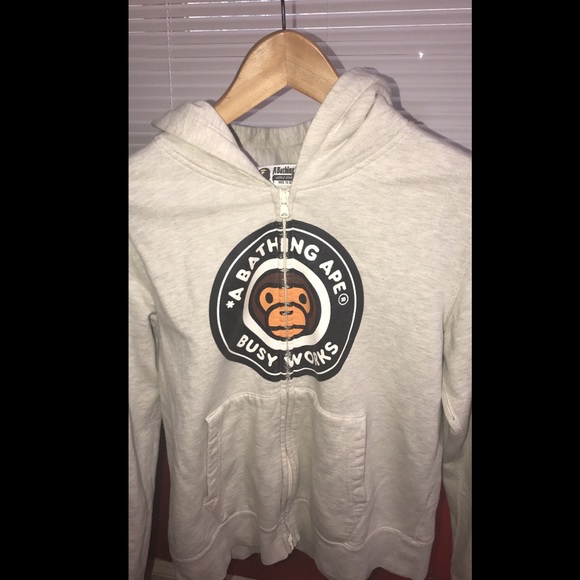 bape busy works hoodie