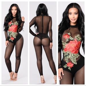 In Bloom Jumpsuit - Black