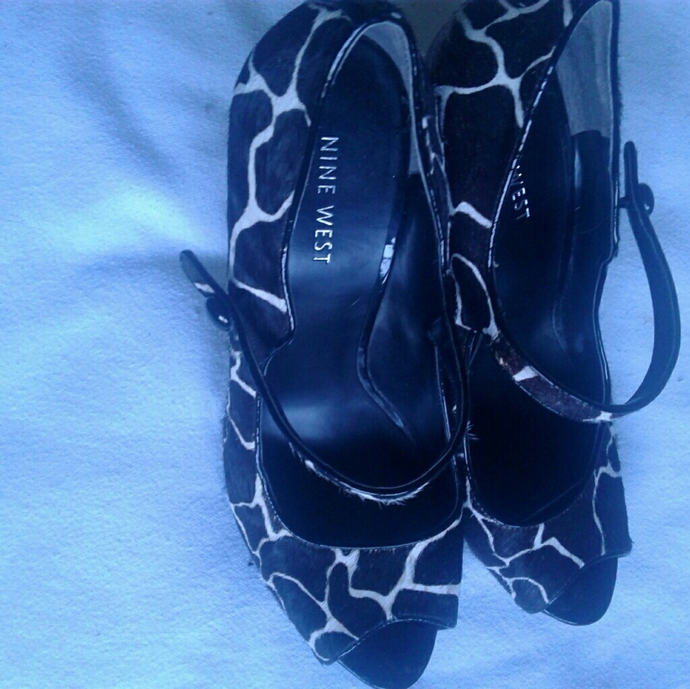 SOLD🛇🛇 Nine west black & white woman shoes SOLD