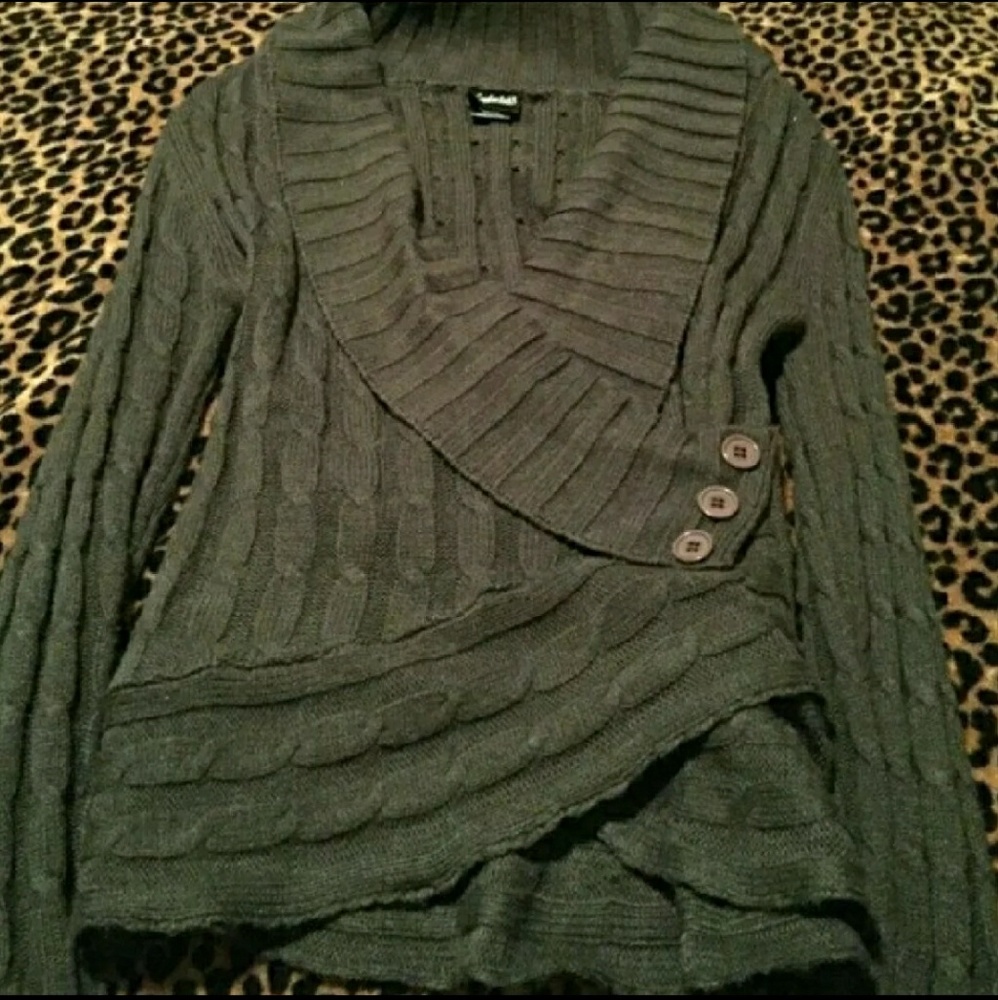 Grey Acrylic Sweater